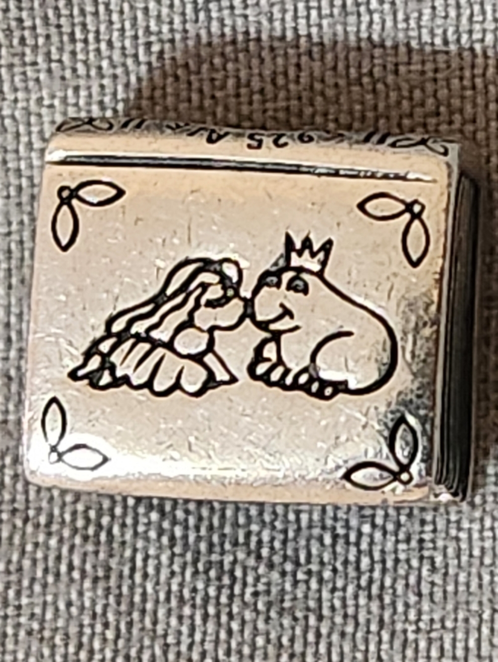 Authentic Retired Pandora Once Upon A Time Sterling Silver Charm - Picture 4 of 6